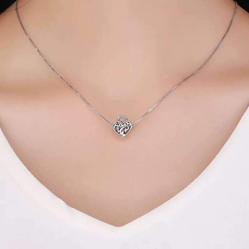 (imagen para) Pandora Style Encanto de Candado Eterno - SCC726 - Ver 5