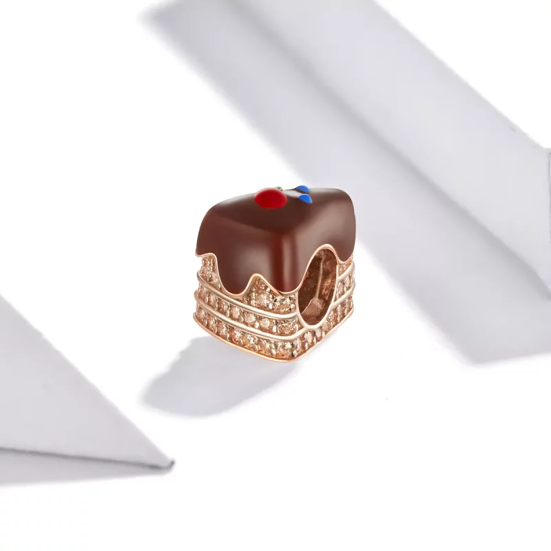 (imagen para) Pandora Style Encanto de Pastel de Chocolate - BSC349 - Ver 2