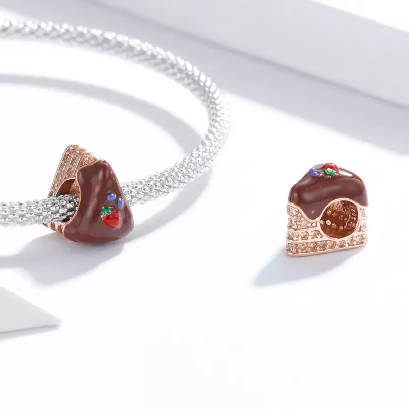 (imagen para) Pandora Style Encanto de Pastel de Chocolate - BSC349 - Ver 4
