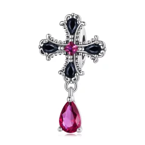(imagen para) Pandora Style Encanto Separador de Cruz Gótica - SCC2381