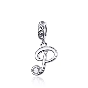 (imagen para) Pandora Style Plata Colgante de Letra P - SCC1183-P