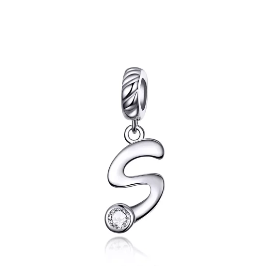 (imagen para) Pandora Style Plata Colgante Letra S - SCC1183-S