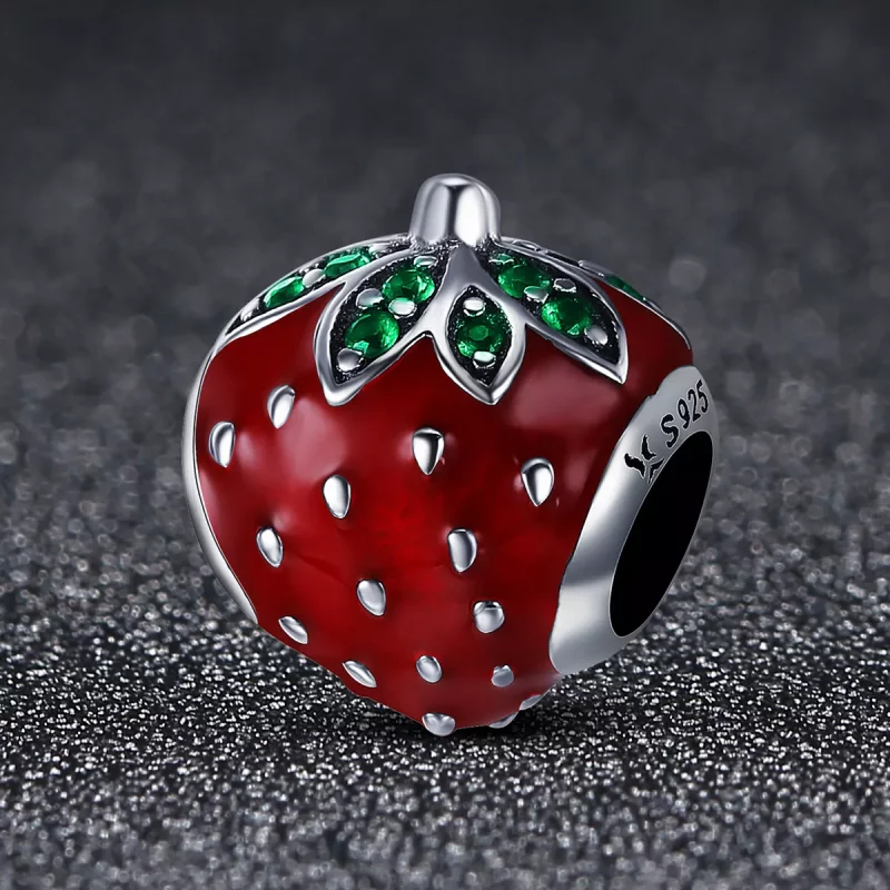 (imagen para) Pandora Style Plata Fresa Encanto - SCC369 - Ver 2