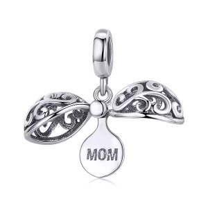 (imagen para) Pandora Style Plata Gartitud para Mamá Colgante - SCC1008