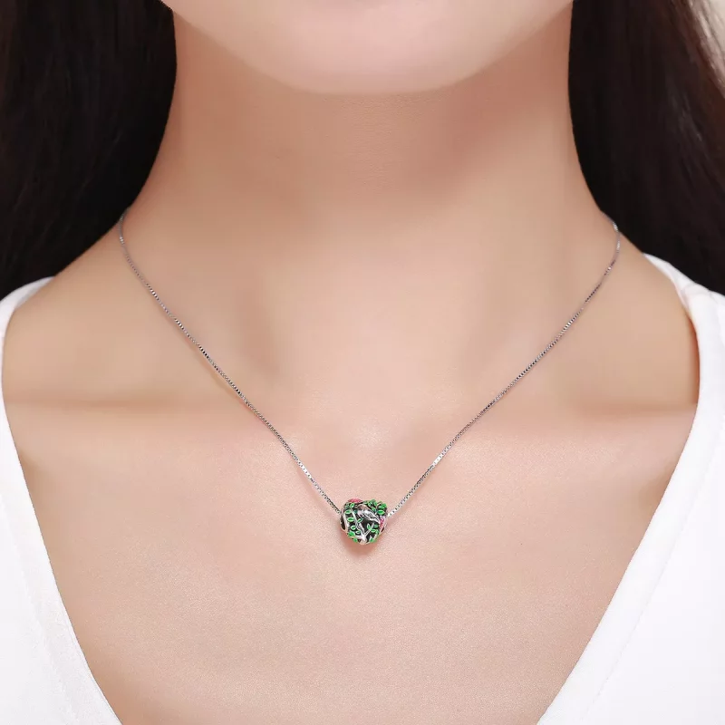 (imagen para) Pandora Style Plata Pájaros en el Encanto del Bosque - SCC647 - Ver 6