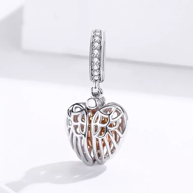 (imagen para) Pandora Style Plata y Oro Rosa Abalorio Forever & Family - SCC1299 - Ver 3