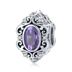 Pulsera con encanto estilo Pandora morado - SCC1928 (imagen para) Pulsera con encanto estilo Pandora morado - SCC1928