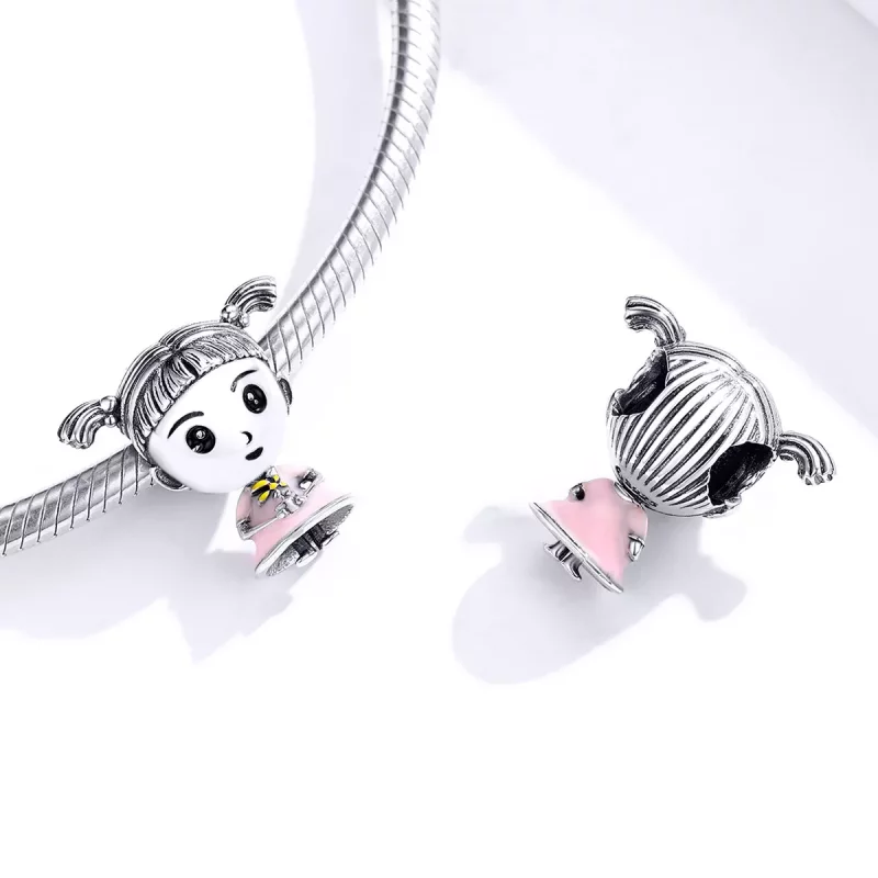 (imagen para) Pulsera de estilo Pandora con dije de Hermana Mayor - BSC172 - Ver 4
