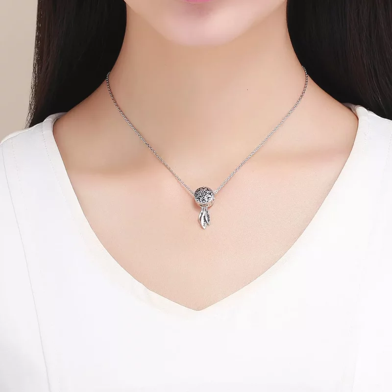 (imagen para) Pulsera de estilo Pandora en plata con el charm de la vida - SCC1128 - Ver 5