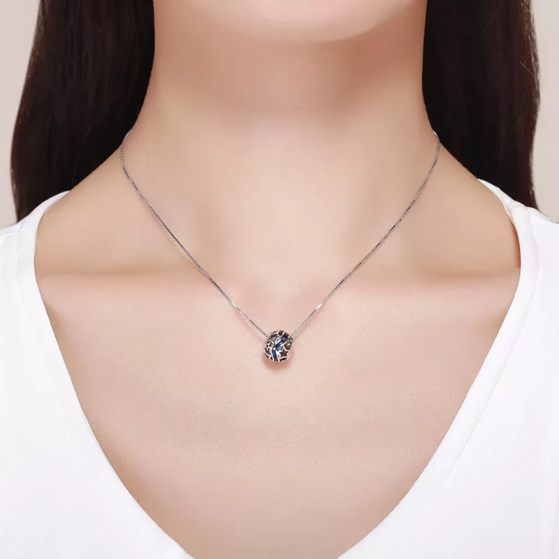 (imagen para) Pulsera de plata al estilo Pandora con encanto de río en forma de estrella brill - Ver 6