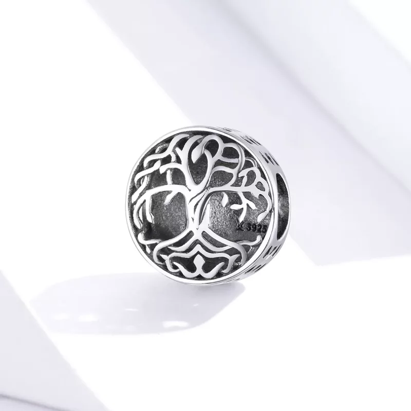 (imagen para) Pulsera de plata con amuleto de árbol de la vida estilo Pandora - SCC1457 - Ver 4