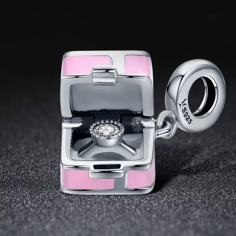 (imagen para) Pulsera de Plata con Encanto de Estilo Pandora para Matrimonio - SCC549 - Ver 2