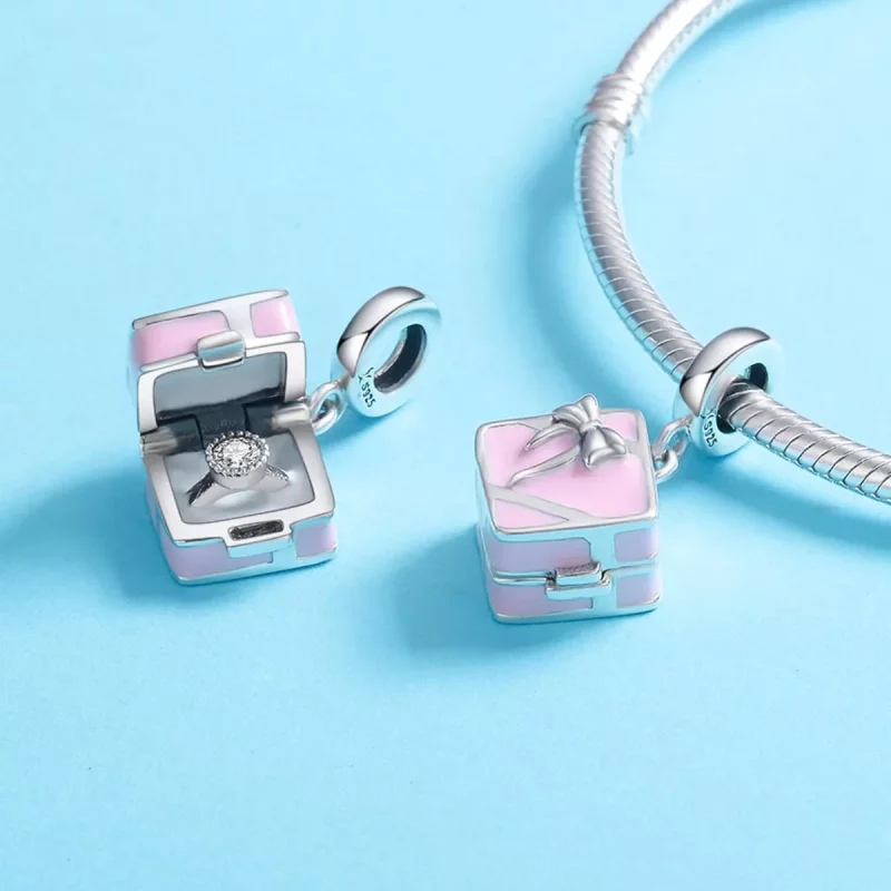 (imagen para) Pulsera de Plata con Encanto de Estilo Pandora para Matrimonio - SCC549 - Ver 5