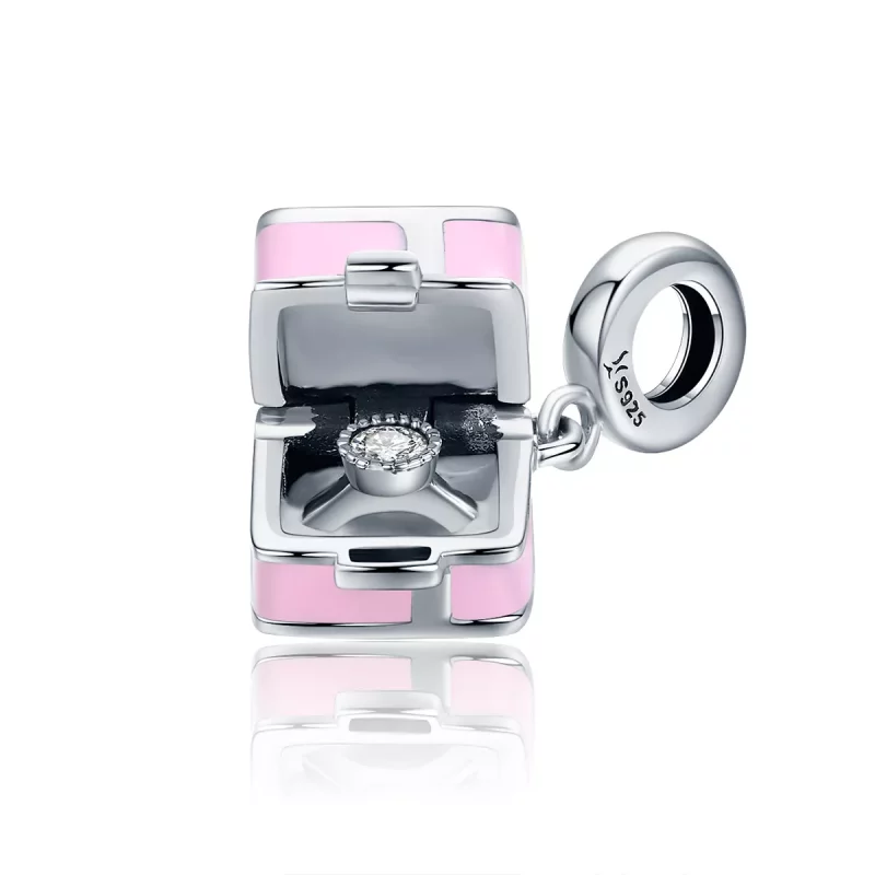 (imagen para) Pulsera de Plata con Encanto de Estilo Pandora para Matrimonio - SCC549