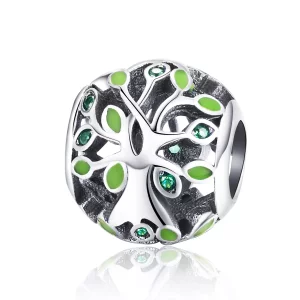 (imagen para) Pulsera estilo Pandora con dije de plata Árbol de la Vida - SCC994