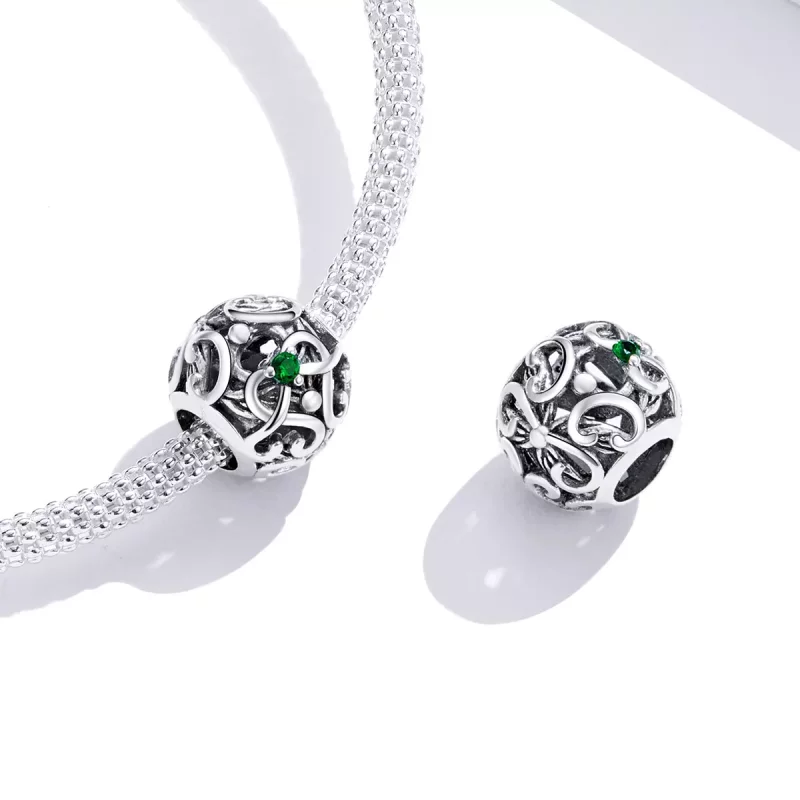 (imagen para) Pulsera estilo Pandora con encanto de cruz vintage en plata - SCC1511 - Ver 4