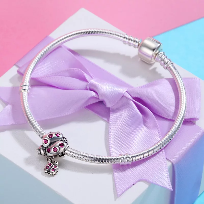 (imagen para) Pulsera estilo Pandora de plata con charm de la historia de los Beatles - SCC364 - Ver 5