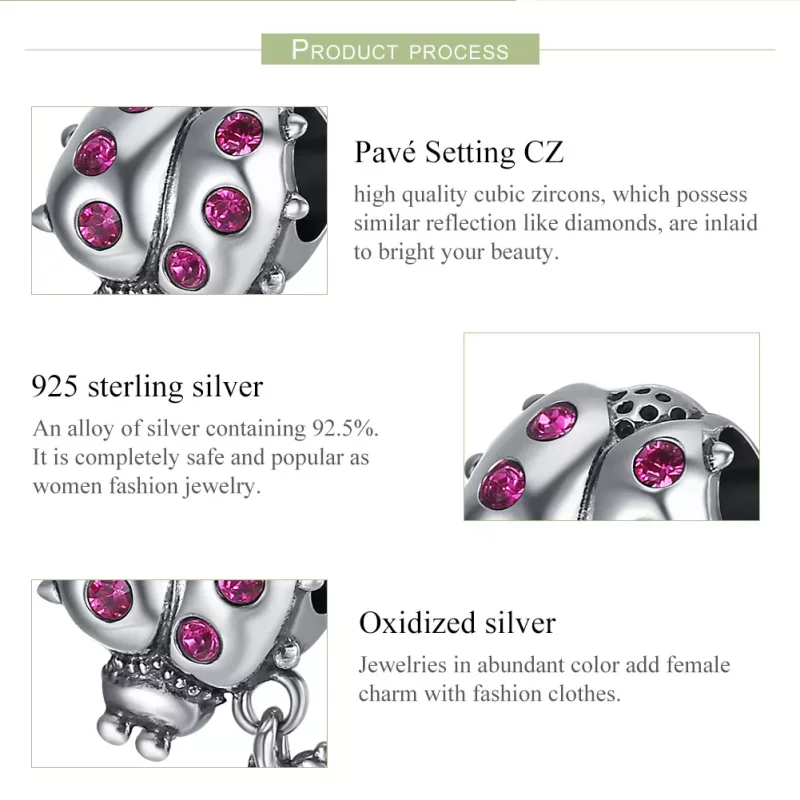 (imagen para) Pulsera estilo Pandora de plata con charm de la historia de los Beatles - SCC364 - Ver 6