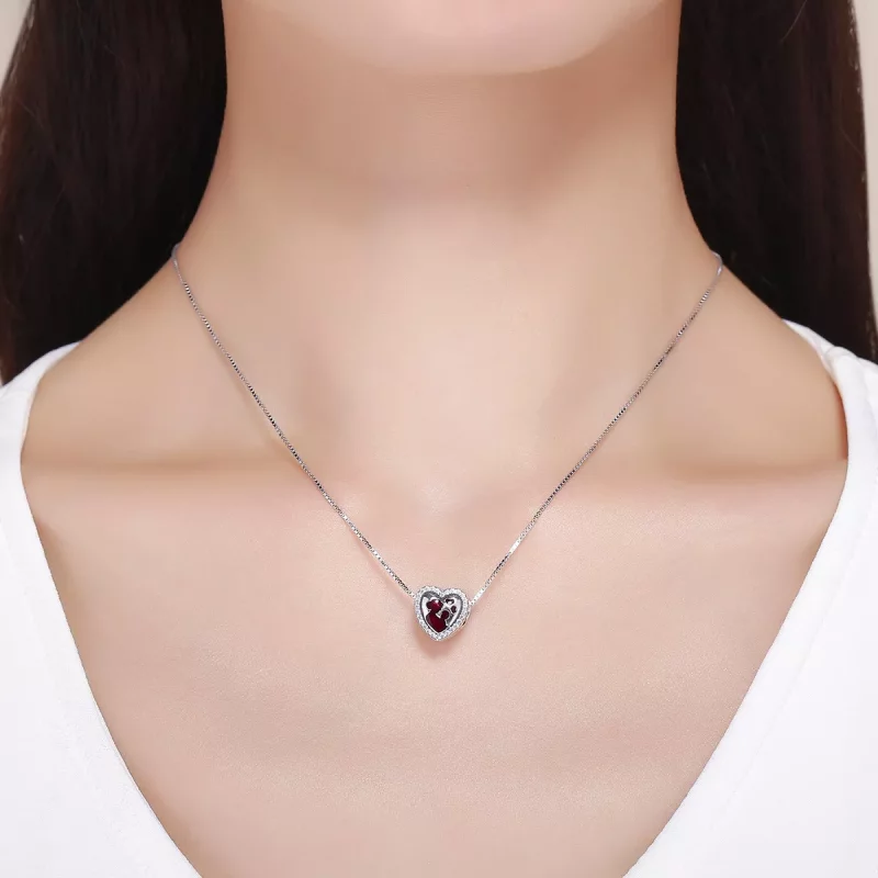 (imagen para) Pulsera estilo Pandora de plata con dije de Mamá y Hijo - SCC634 - Ver 6