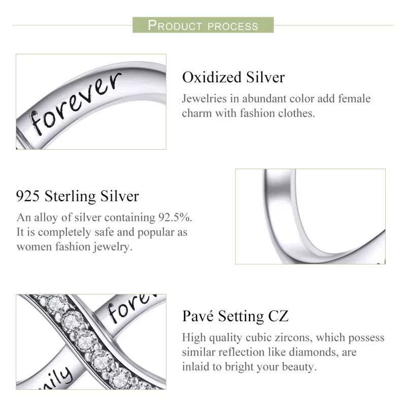 (imagen para) Charm Plata Estilo Pandora Familia Eterna - SCC1146 - Ver 4