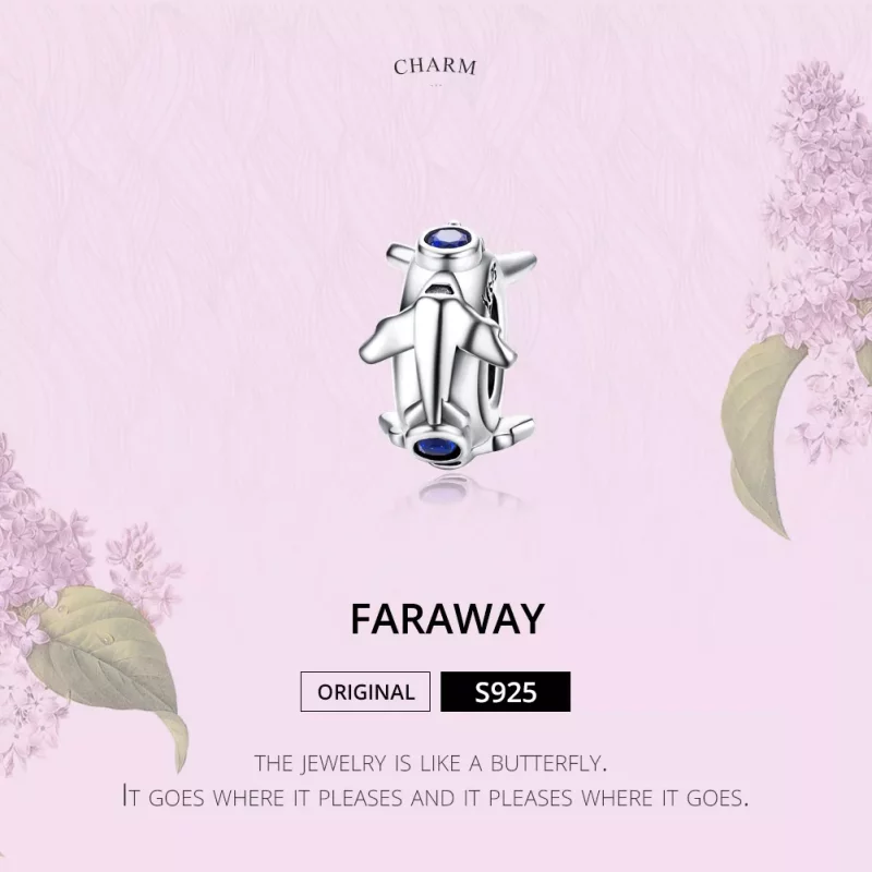 (imagen para) Spacer de plata estilo Pandora Faraway - SCC1235 - Ver 2