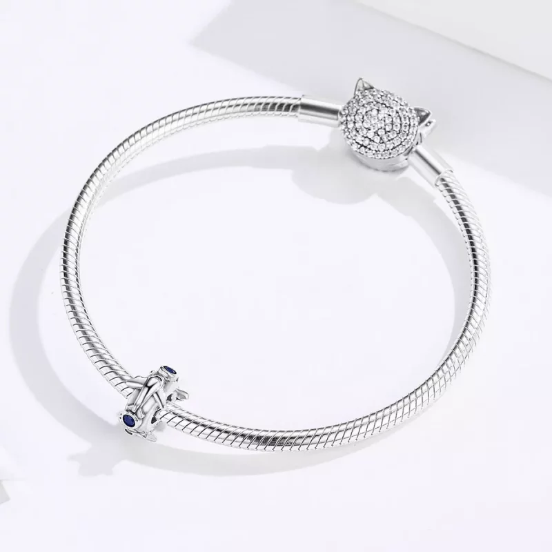 (imagen para) Spacer de plata estilo Pandora Faraway - SCC1235 - Ver 3