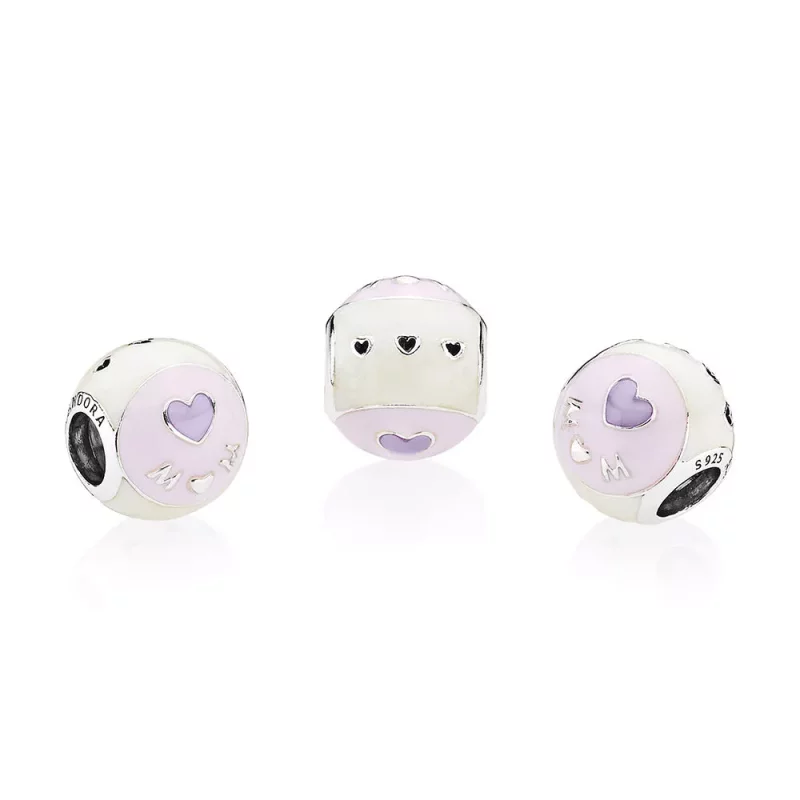 (imagen para) Charm en plata de ley Amor de Mam&aacute; - PANDORA - Ver 2