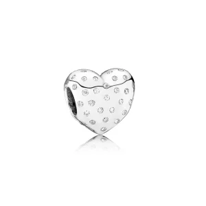 (imagen para) Charm coraz&oacute;n brillante - PANDORA