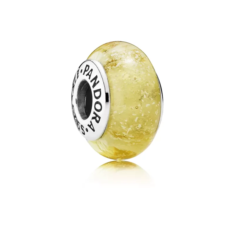 (imagen para) Charm cristal de Murano Color de la firma de Disney Belle PANDORA
