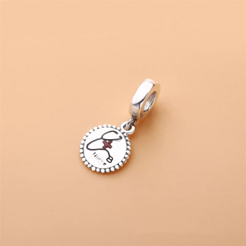 (imagen para) Charm colgante en plata de ley enfermera PANDORA - Ver 2