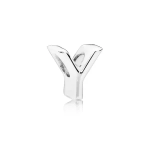 (imagen para) Charm en plata de ley Letra Y - PANDORA