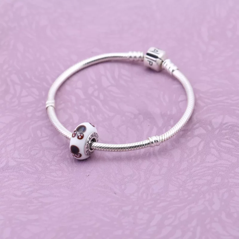 (imagen para) Charm cristal de Murano Minnie - PANDORA - Ver 2
