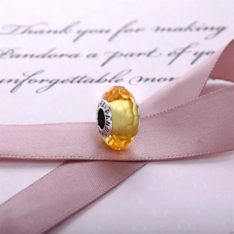 (imagen para) Charm Oro de Cristal Facetado - PANDORA - Ver 2
