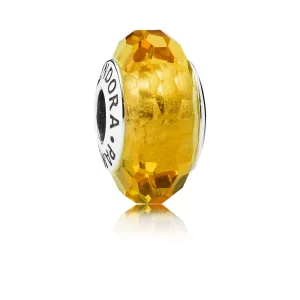 Charm Oro de Cristal Facetado - PANDORA (imagen para) Charm Oro de Cristal Facetado - PANDORA