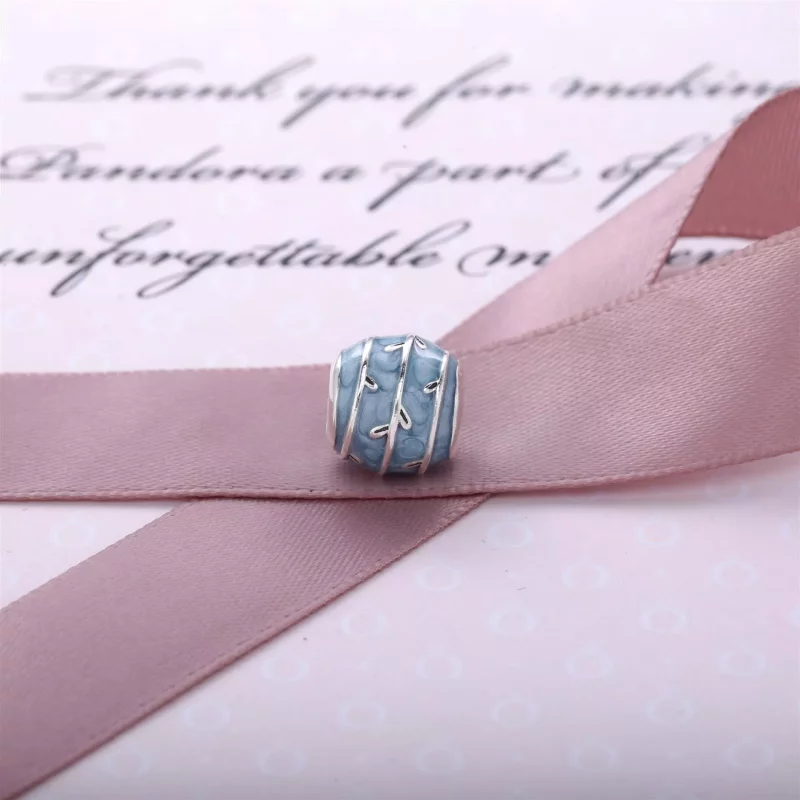 (imagen para) Charm Hoja de Parra Azul - PANDORA - Ver 2