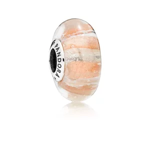 Charm cristal de Murano Líneas Brillantes - PANDORA (imagen para) Charm cristal de Murano Líneas Brillantes - PANDORA