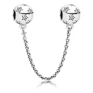 (imagen para) cadena de seguridad Estrella de plata PANDORA