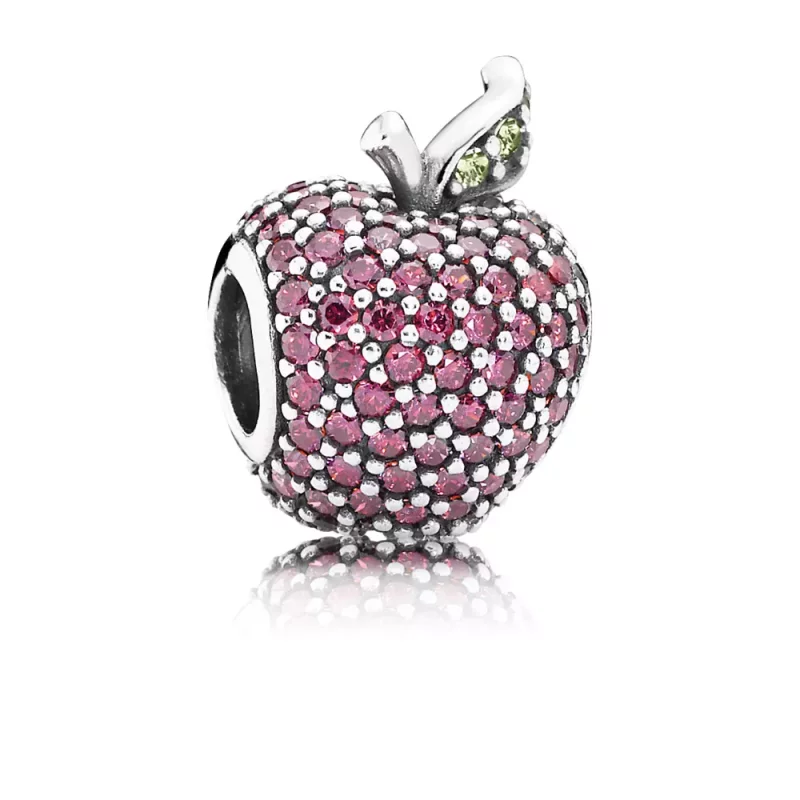 (imagen para) Charm Manzana Roja Pav&eacute; 791485CFR Charms PANDORA