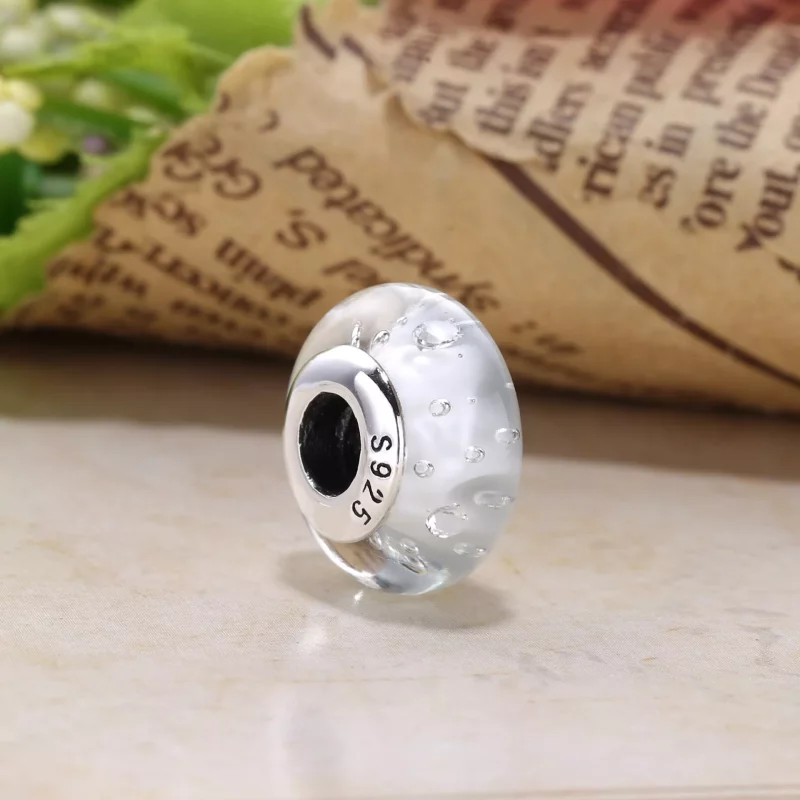 (imagen para) Charm de cristal de Murano abstracto - PANDORA - Ver 8