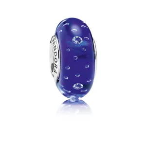 (imagen para) Charm de cristal de Murano abstracto - PANDORA