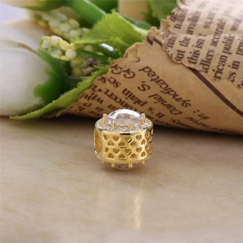 (imagen para) Charm Corazones Radiantes - PANDORA - Ver 3