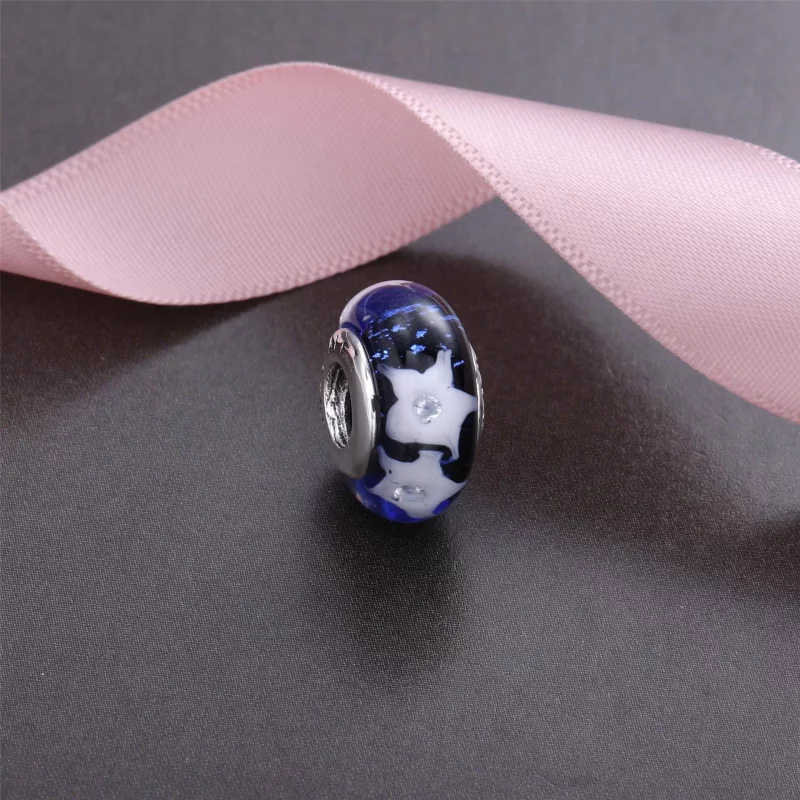 (imagen para) Charm cristal de Murano Cielo Estrellado - PANDORA - Ver 2
