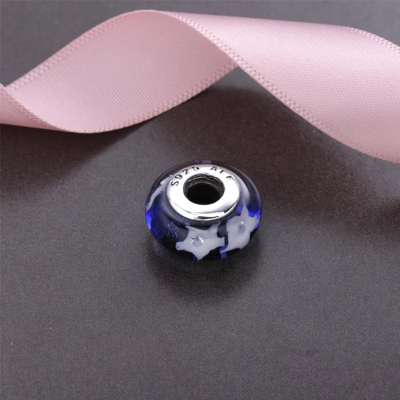 (imagen para) Charm cristal de Murano Cielo Estrellado - PANDORA - Ver 3