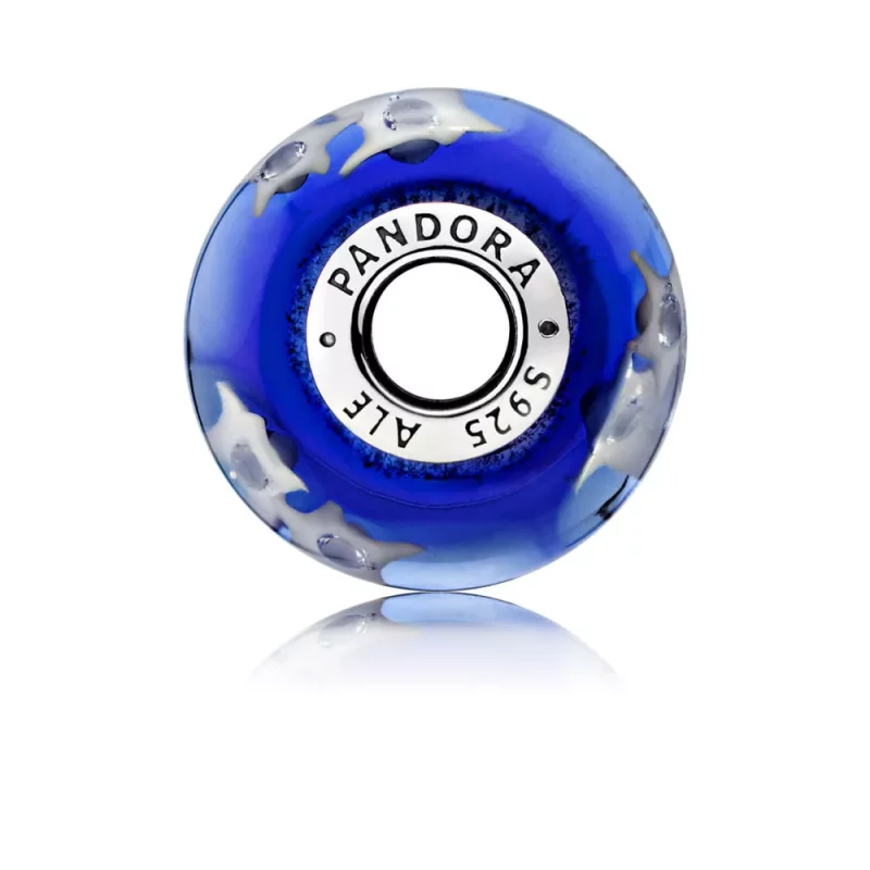 (imagen para) Charm cristal de Murano Cielo Estrellado - PANDORA - Ver 4