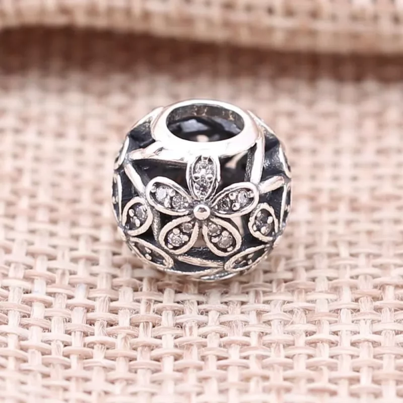 (imagen para) Charm Campo de Margaritas Brillantes - PANDORA - Ver 2