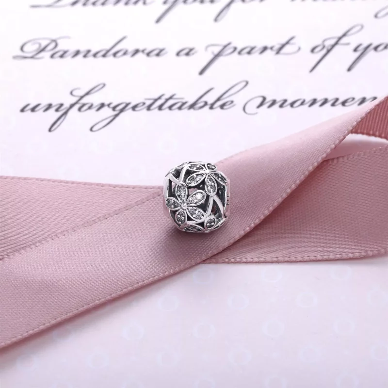 (imagen para) Charm Campo de Margaritas Brillantes - PANDORA - Ver 3