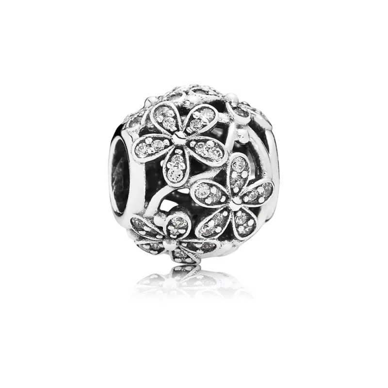 (imagen para) Charm Campo de Margaritas Brillantes - PANDORA