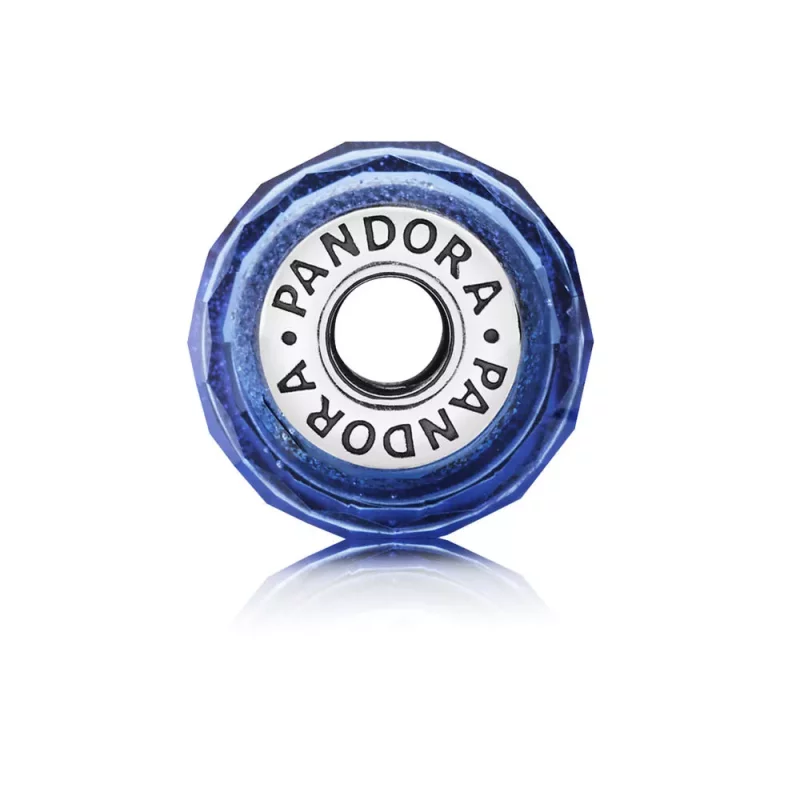(imagen para) Charm cristal de Murano Facetado Iridescente - PANDORA - Ver 2