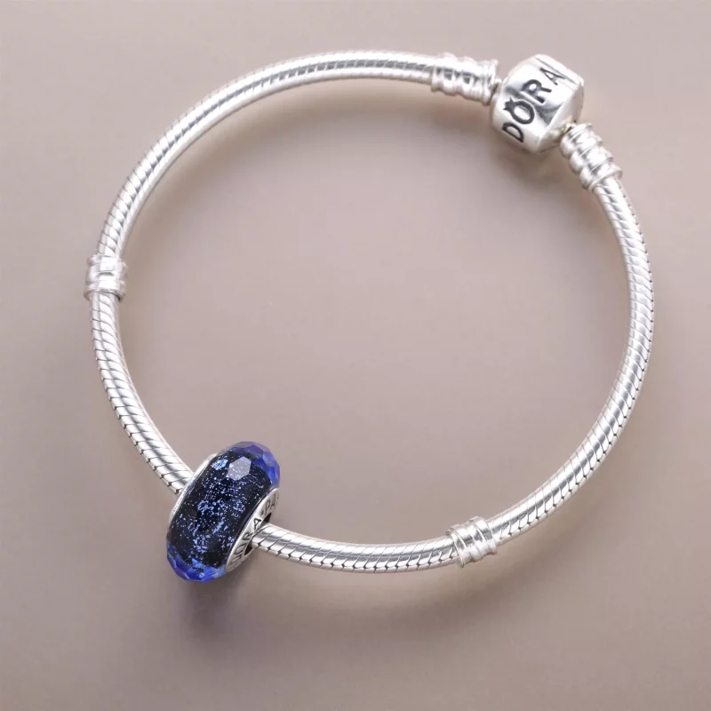 (imagen para) Charm cristal de Murano Facetado Iridescente - PANDORA - Ver 4