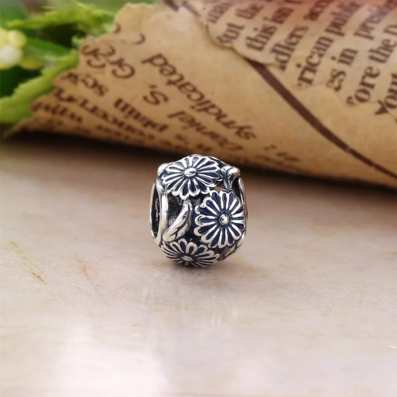 (imagen para) Charm Campo de margaritas moradas - PANDORA - Ver 3